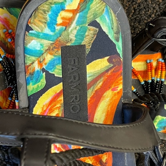 Farm Rio Sandals SZ 8 - Picture 5 of 7